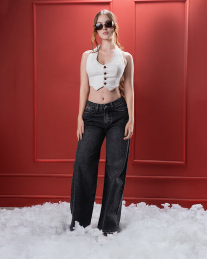 Jeans Flash Black straight O-2005