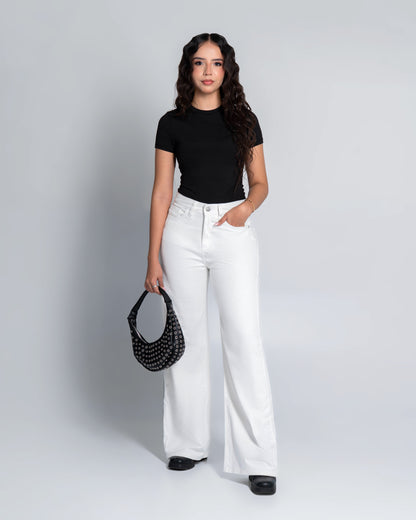 JEANS WHITE STRAIGHT O-2003