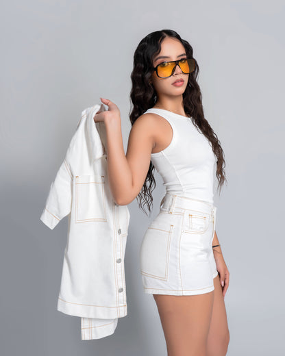 SET WHITE VIBE REF O-9006