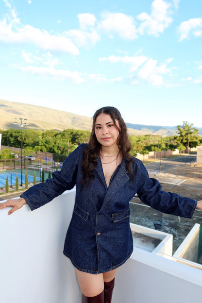 BLAZER INDIGO DENIM  O-8000