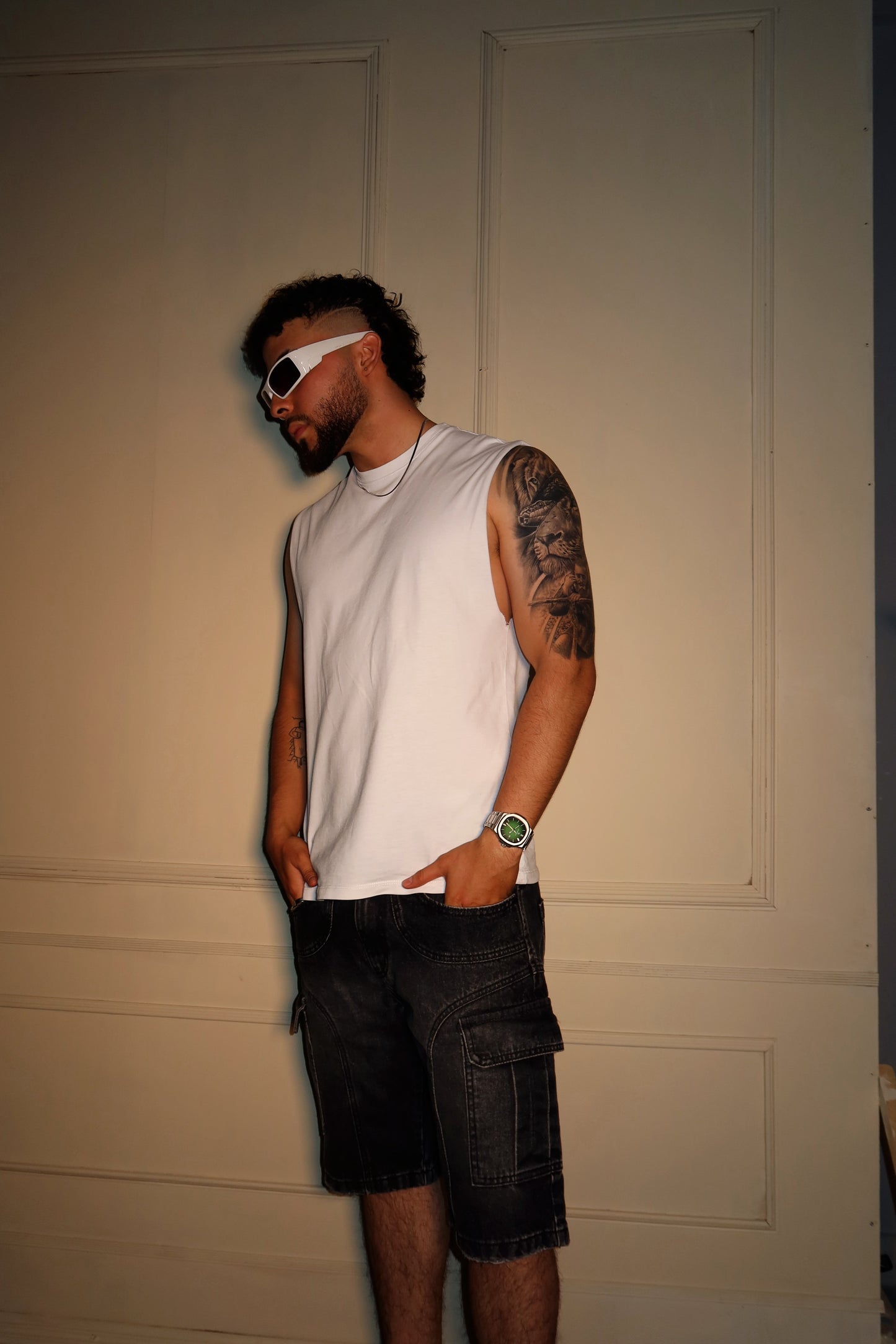 Bermuda Black Humo Cargo O-1001