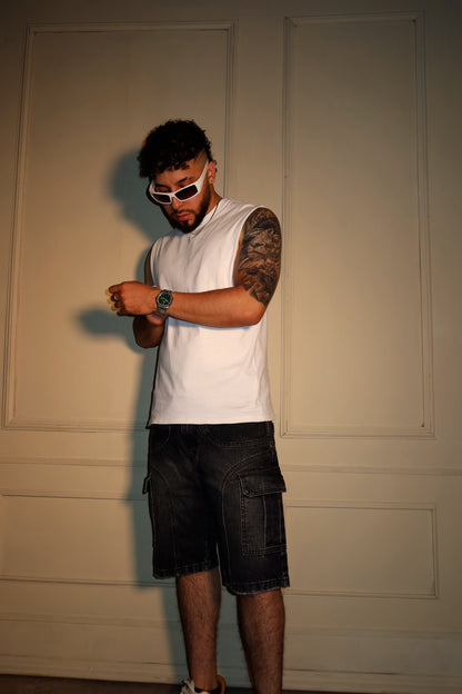 Bermuda Black Humo Cargo O-1001