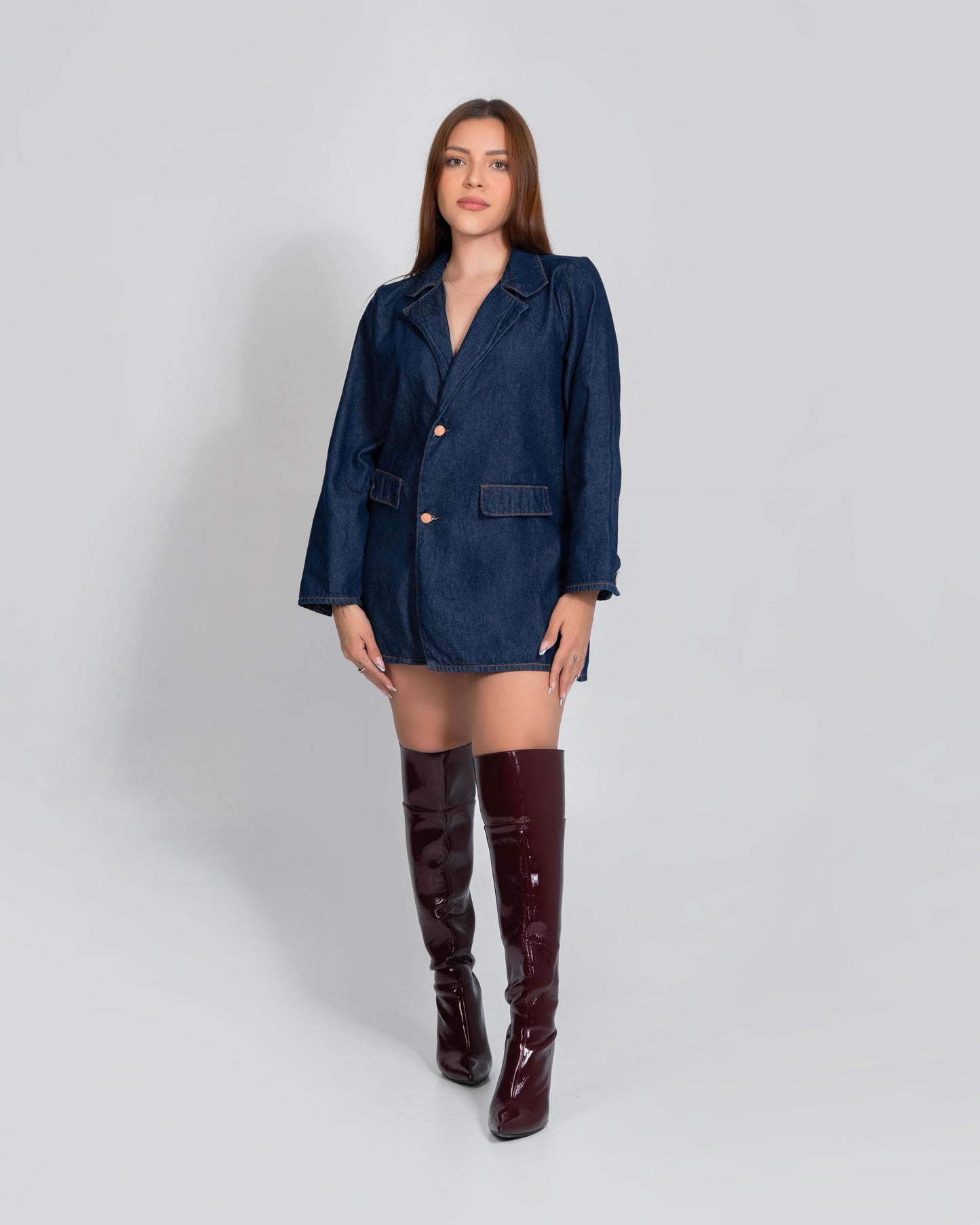 BLAZER INDIGO DENIM  O-8000