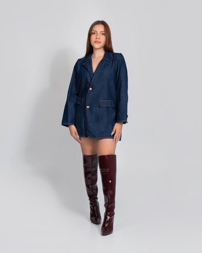 BLAZER INDIGO DENIM  O-8000