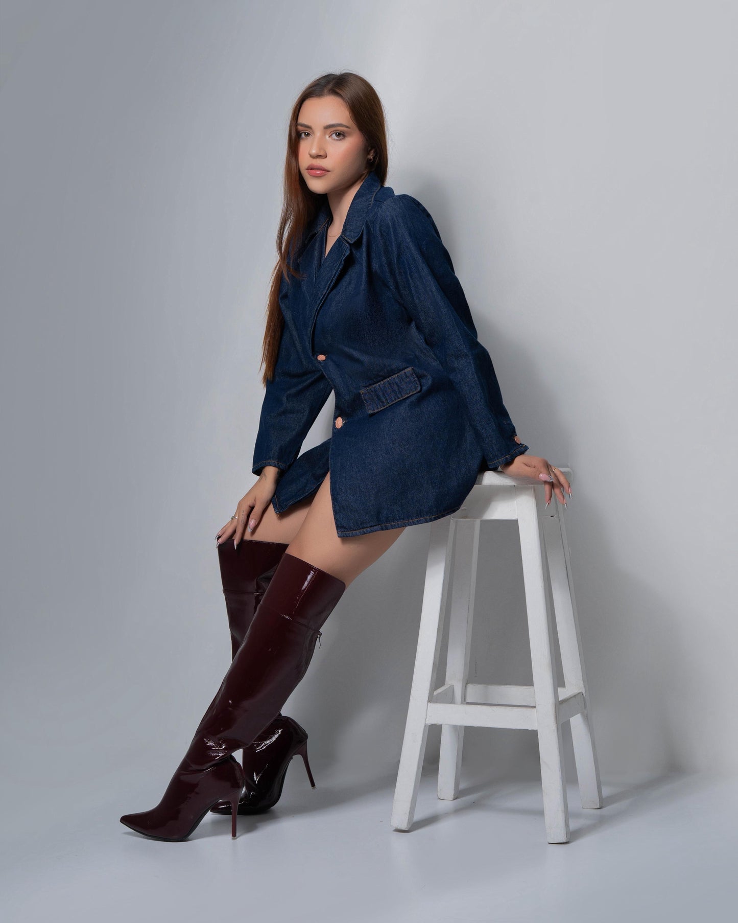 BLAZER INDIGO DENIM  O-8000