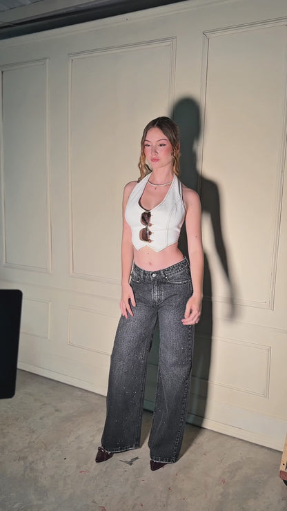 Jeans Flash Black straight O-2005